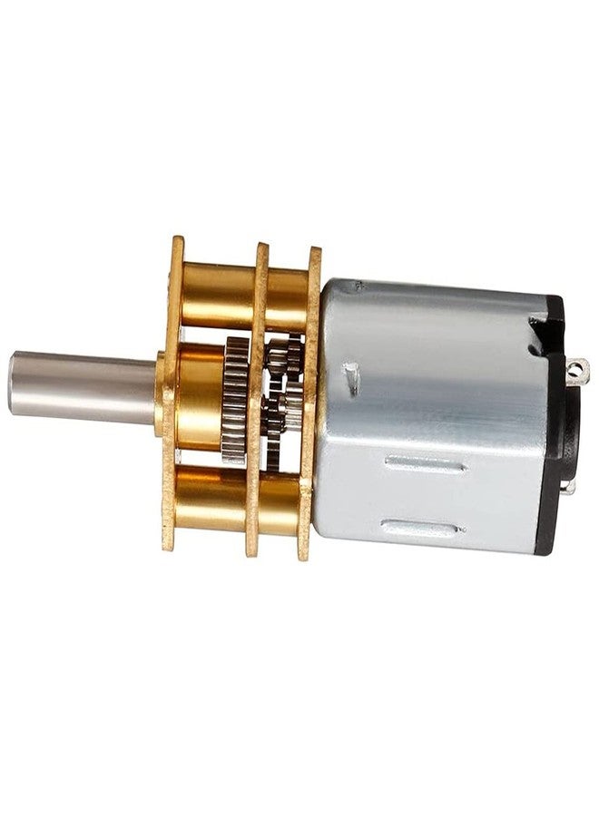 JING 12V 600RPM Miniature DC Gearwheel Gear Motor with Full Metal Gearbox Motor GA12-N20 Shaft for Robot Models, RC Cars, DIY Toys - (2 PCS) - Image 2